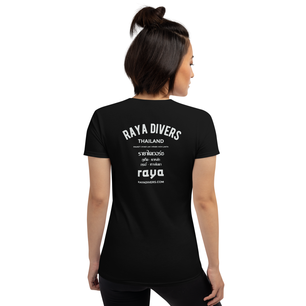 T-shirt Dam "DIVE WITH THE BEST"