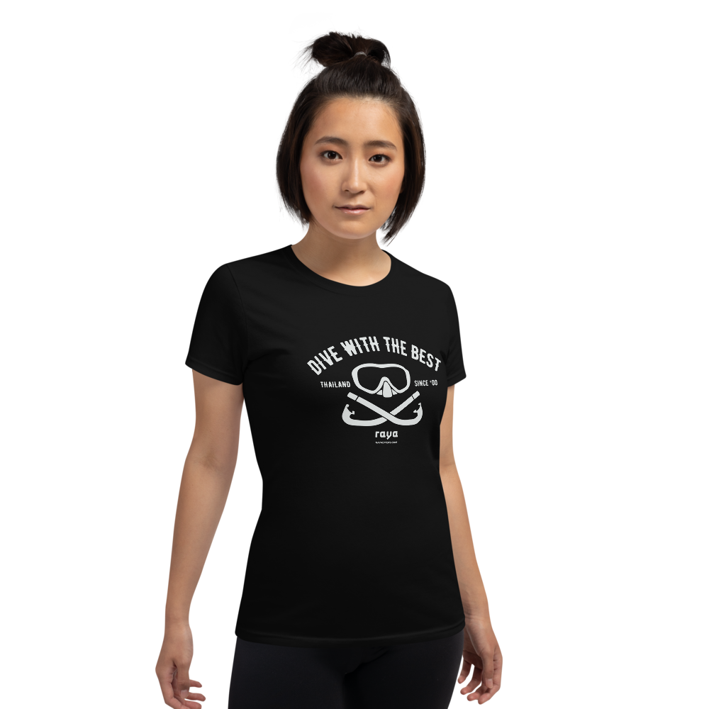 T-shirt Dam "DIVE WITH THE BEST"